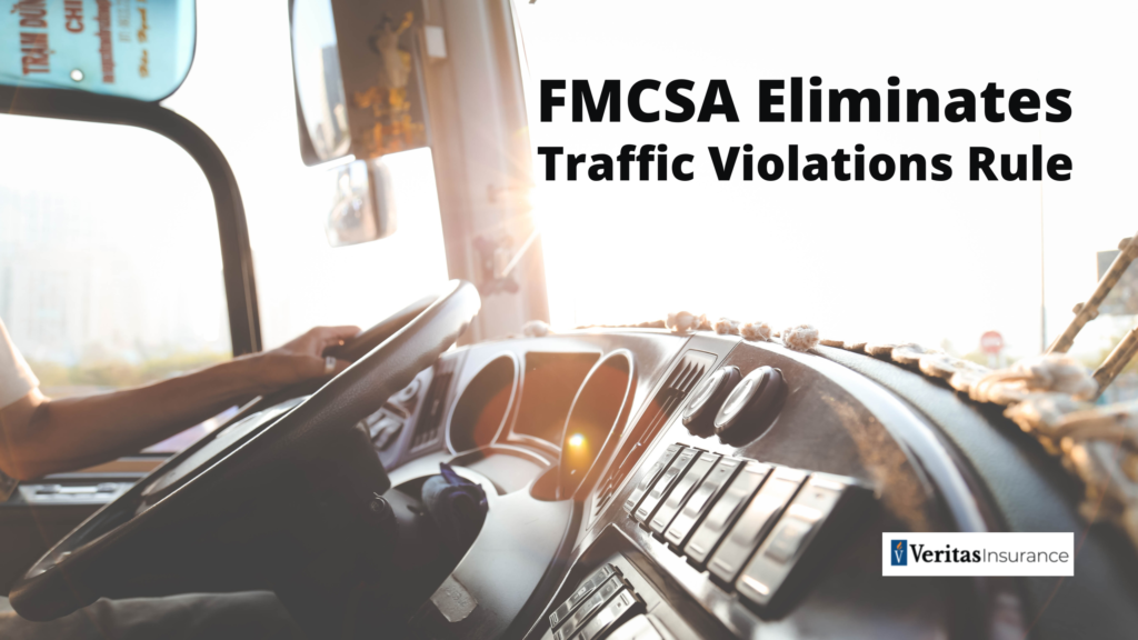 Truck drivers are no longer required to annually report traffic violations to their employers