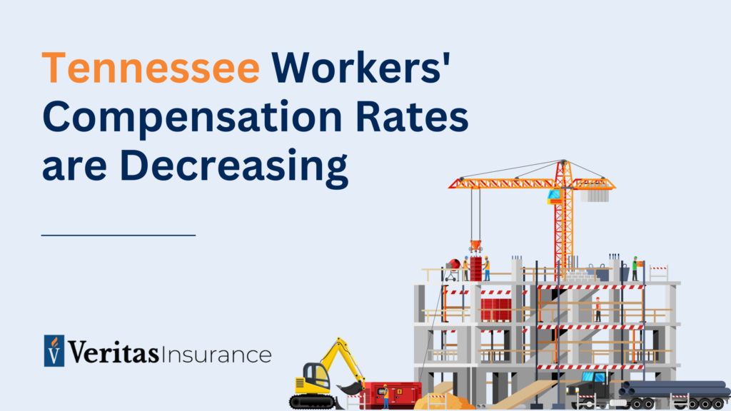 Tennessee workers' compensation rates are decreasing.